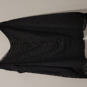 Black XL spaghetti strap top